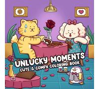 Unlucky Moments Coloring Book: Cozy Messy Life Coloring pages featuring Adorable Chaos and Simple Everyday Blunder Illustrations for Adults seeking Stress Relief and Smiles
