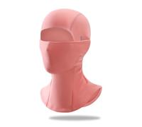 UNNESTAR Mascarilla de esquí de forro polar para hombre, protección completa con orificio para gafas, para mantener el calor en climas fríos para esquiar y montar en bicicleta, Rosa., Talla única