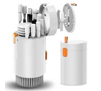 UNNGEIGEI Kit limpiador de teclado de pantalla para laptop, herramienta de limpieza electrónica 20 en 1 para iPhone/AirPods/MacBook/iPad/, cepillo de limpieza de teclado de computadora para