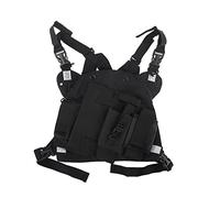 UNNIQ Walkie-Talkie Rescue Essentials Dual Radio Hombro Strap Strap Soporte Compatible for Baofeng UV-5R UV-82 UV-9R Plus Bolsa para walkie-Talkie