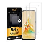 UNO' - 3 Pack Protector de Pantalla para OPPO Reno 8T 4G / Reno 8 / Reno 8 Lite (6.43”) - Pack de 3 Cristales Templados, Dureza 9H, Antiarañazos, Alta Definición, Compatible con Fundas.