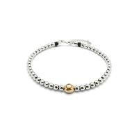 UNO de 50 Colgante De Bolas Bañado En Plata De Ley Con Bola Central Bañada En Oro De 18K De Mayor Tamaño