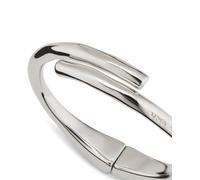 UNO de 50 Pulsera Bañada En Plata De Ley Rígidia Con Forma Tubular