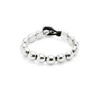 UNOde50 Pulsera Con Cuentas Redondas Peqeñas Bañadas En Plata De Ley
