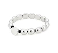 UNOde50 Pulsera Con Cuentas Redondas Peqeñas Bañadas En Plata De Ley