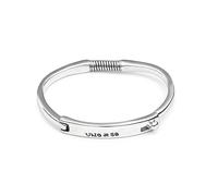 UNOde50 Pulsera rígida bañada en plata de ley