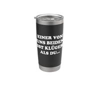 Uno de nosotros es más inteligente que tú. Vaso térmico de acero inoxidable de doble pared