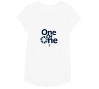 Uno de uno: Declaración de Identidad única para individuos Camiseta, Niñas, Blanco, Grande