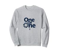 Uno de uno: Declaración de Identidad única para individuos Sudadera, Unisex para Adultos, Gris Jaspeado, XXL