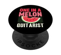 Uno en un melón Guitarrista Saludable Juego de Palabras de sandía PopSockets PopGrip Adhesivo
