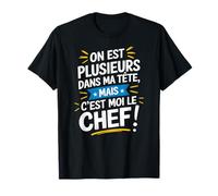 Uno Es Varios En Mi Cabeza Pero Soy Yo El Jefe Humor Camiseta