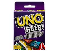 Mattel Games UNO Flip - Juego de Cartas Familiar - 112 Cartas Doble Cara - Fomenta la Estrategia - Versión Competitiva - Regalo para Niños de 7+ Años y Adultos, GDR44