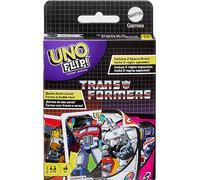 Mattel – Juego de cartas – UNO Flip Transformers