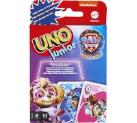 UNO Junior Paw Patrol: The Mighty Movie Kids Card Game for Family Night Featurin