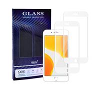 UNO' Pack 2, Protector Pantalla Cristal Templado para iPhone 7, iPhone 8, iPhone SE (Blanco) - Ultra Resistente, 9H, Antiarañazos, Sin Burbujas, Antihuellas, Alta Receptividad, Definición HD.