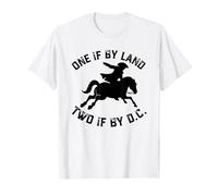 Uno por tierra, dos si por D.C. - Paul Revere Tyranny Warning Camiseta