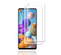UNO' Protector pantalla cristal templado 2 Unidades compatible con Samsung Galaxy A21s, Vidrio Templado Ultra Resistent Sin Burbujas, 9H, Antiarañazos.