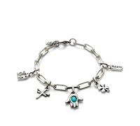 UNOde50 Pulsera de cadena con cinco charms PUL2565TQSMTL L