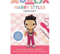 Unofficial Harry Styles Book and Crochet Kit: Includes Everything You Need to Make a Harry Amigurumi Doll - Four Colors of Yarn, Crochet Hook, ... Eyes, Fiberfill Stuffing, Instruction Book