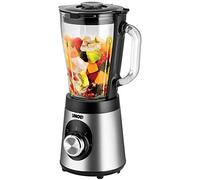 Unold 78625 Edel - Batidora de vaso (1,5 L, hasta 25000 rpm, con cuchilla de acero inoxidable, sin BPA, 500 W, acero inoxidable, batido)