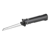 UNOLD 78815 - Cuchilla eléctrica inalámbrica con dos cuchillas intercambiables de acero inoxidable para pan, verduras, carne o pescado, inalámbrica, para un uso flexible en la cocina