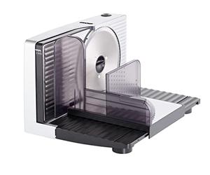 Unold 78866 ALLESSCHNEIDER Curve Silver - Cuchillo plegable de acero inoxidable, 100 W, 230 V, color plateado y negro