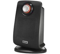 86445 Negro 2000W calefactor eléctrico, Termoventiladores negro, IP21, Piso, Negro, Cerámico, De plástico, LED, Giratorio