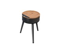 Unold 86545 calefactor eléctrico interior negro, madera ventilador el