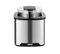 Unold EISMASCHINE, ohne Kompressor, Sahneeiscreme i 48855 Heladera Gelato, Volumen de 1,5 l, sin compresor, Crema de Helado en Solo Aprox. 20-30 Minutos, Acero Inoxidable, Negro