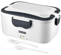 Unold Lunchbox 58850 Fiambrera eléctrica, Plástico Acero Inoxidable, Blanco/Gris, 23.2 x 16.5 x 11.5 cm