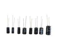 Unomor 24-Value Electrolytic Capacitor Assortment Kit 0.1uF-1000uF 10V/16V/25V/50V with Organizer Box for Electronics Projects