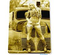 Unoopler A014 - Señal de Metal con Texto en inglés Beware of Zombies (30,5 x 40,6 cm)