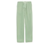 UnoSheng Hombre Bolsillo Pantalones de algodón simples y elegantes y pantalones de hombre de moda para hombre en verano Strammer Max Pantalones de hombre, verde, XL