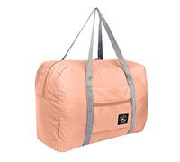 UnoSheng Maleta con mancuernas para mujer, bolsa de transporte de viaje para hombre, equipaje de moda, con bolsa de viaje grande, maletín de transporte de negocios, maleta de piloto, Rosa., talla