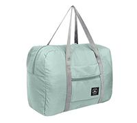 UnoSheng Maleta con mancuernas para mujer, bolsa de transporte de viaje para hombre, equipaje de moda, con bolsa de viaje grande, maletín de transporte de negocios, maleta de piloto, azul claro, talla