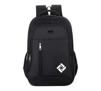 UnoSheng Mochila de viaje de negocios para laptop, bolsa universitaria, mochila al aire libre para hombres y estudiantes, mochila con cinturón, Negro, Talla única