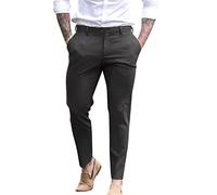 UnoSheng Pantalones para hombre, holgados, informales, pantalones deportivos engrosados para hombre, bolsillo de algodón, multicolor, pantalones de higiene grandes, pantalones de vela para hombre