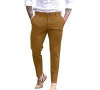 UnoSheng Pantalones para hombre, holgados, informales, pantalones deportivos engrosados para hombre, bolsillo de algodón, multicolor, pantalones de higiene grandes, pantalones de vela para hombre