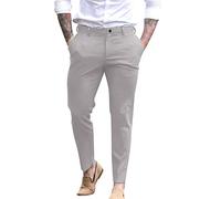 UnoSheng Pantalones para hombre, holgados, informales, pantalones deportivos engrosados para hombre, bolsillo de algodón, multicolor, pantalones de higiene grandes, pantalones de vela para hombre