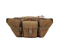 UnoSheng Riñonera ajustable para hombre, bolsa cruzada para pesca, ciclismo, viajes, zapatos, caqui, Talla única