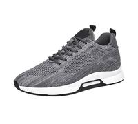 UnoSheng Zapatos de hombre de negocios de invierno botas de esquí ThickeningHiking Boot Warm Shoes Outdoor Ski Boots Thickening Hombre Zapatos de negocios, gris, 44 EU