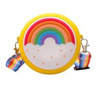 UnoSheng Zwei Taschen Damen Laptop, Mädchen, verstellbar, mehrfarbig, Umhängetasche für die Schule Nordlicht Taschen Damen, Ye1, Talla única