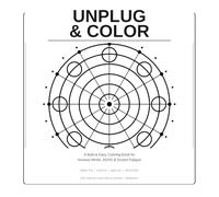 Unplug & Color: A Bold & Easy Coloring Book for Anxious Minds, ADHD, and Screen Fatigue