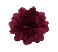 Unqiue - Broche de flores para solapa, elegante pin de tela de gran tamaño para profesionales de negocios y celebrantes de bodas, accesorio para cenar y fiestas