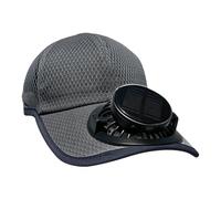 unqiuee Fan Hats for Men 3-Speed Wide Brim Sun Visor