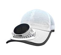 unqiuee Fan Hats for Men 3-Speed Wide Brim Sun Visor