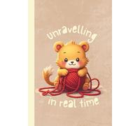 Unravelling in Real Time Notebook - Funny Mental Health Journal for Women, Cute Emotional Support Gift, and Sarcastic Self-Care (6x9", Lined Journal, 110 Pages)