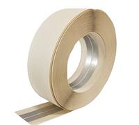 UNRUNFO - Cinta reforzada para esquinas de paneles de yeso para paredes, cinta con metal para esquina interior y exterior de paneles de yeso, 5 cm x 30,5 m, 1 rollo, sin lado adhesivo