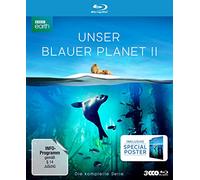 UNSER BLAUER PLANET II - Die komplette ungeschnittene Serie zur ARD-Reihe "Der blaue Planet" (Amazon Exklusiv - mit Poster) [3 Blu-ray] [Alemania] [Blu-ray]