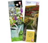 Unser täglich Brot 2026: Der Caritas-Tagesabreißkalender mit zwei Motiven auf beidseitig bedruckter Rückwand